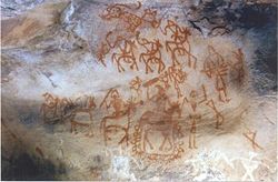 Οι βραχογραφίες στα σπήλαια της Bhimbetka